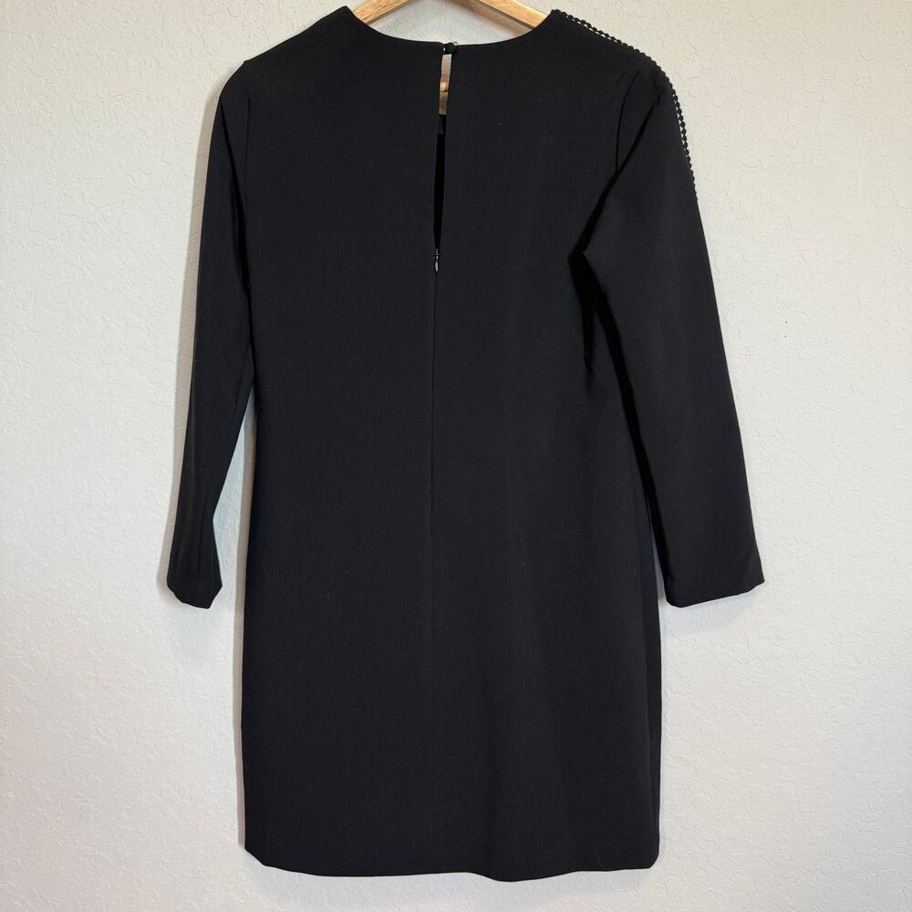 Women's‎ Banana Republic Black Long Sleeve Pullover Shift Dress Size 0 - Picture 7 of 9